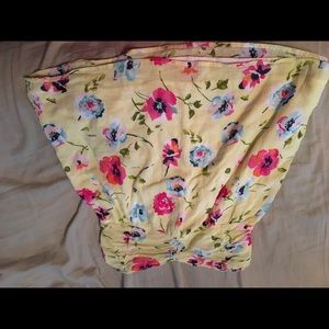 Floral halter top